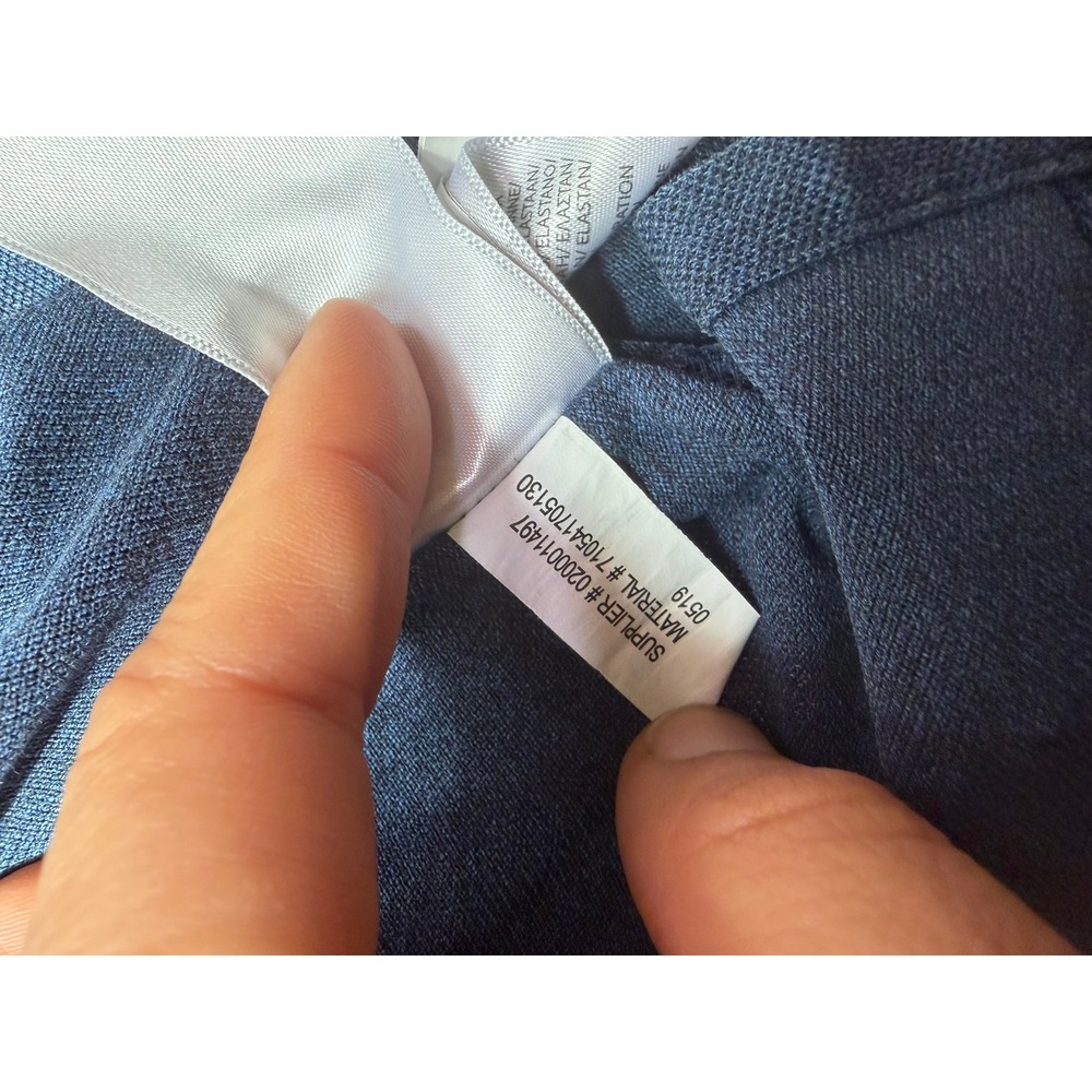 Polo Ralph Lauren Mens Slim Fit Stretch Mesh Polo Shirt Blue Medium - Picture 8 of 11